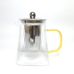 Tetera de vidrio 550 ml con infusor metálico - Imagen 2