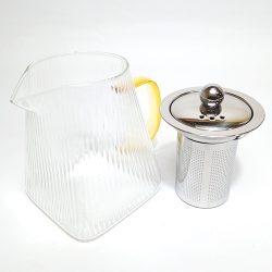 Tetera de vidrio 550 ml con infusor metálico - Imagen 3